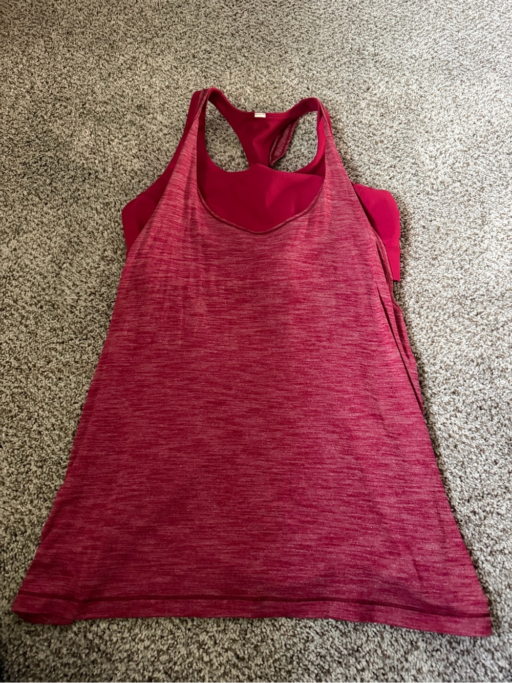 lululemon athletica Heathered Berry Racerback Tank